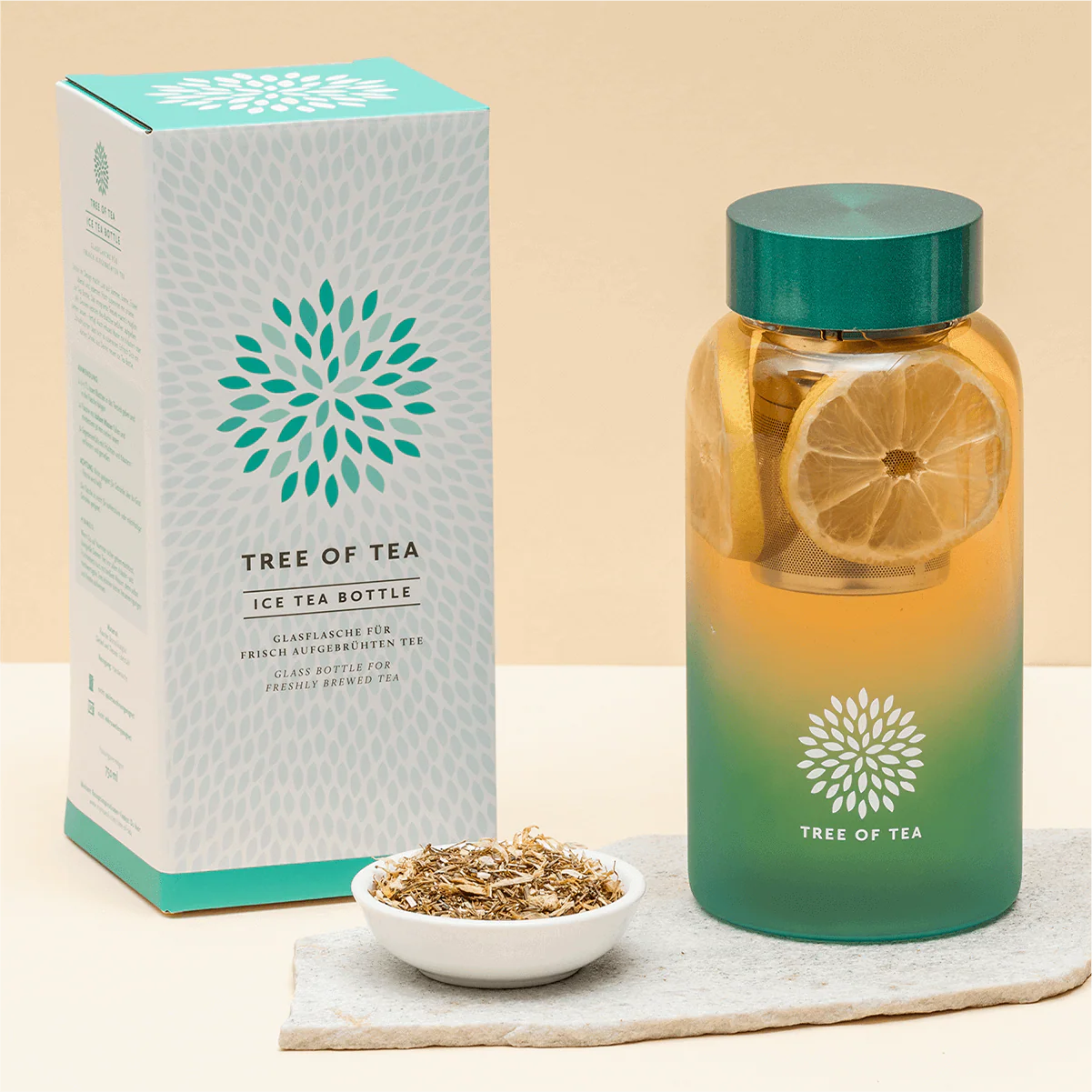 Tree of Tea Ice Tea Bottle, Turquoise - Image 5